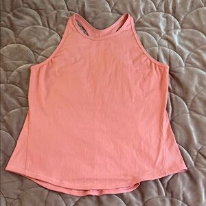 Lululemon Athletica Coral Ribbed Tank Top Racerback